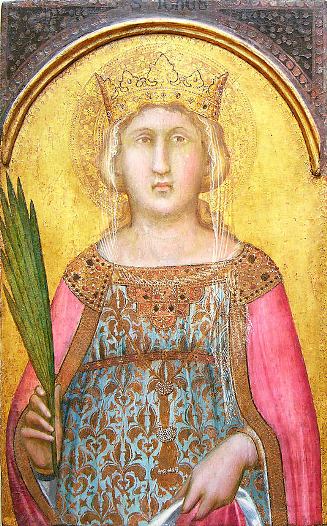 St. Catherine of Alexandria, ca. 1343 by Pietro Lorenzetti fl. 1320 1344 The Metropolitan Museum of Art, New York, NY, 13.212